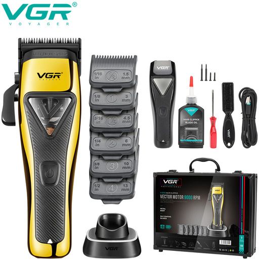 Акумуляторна машинка для стрижки з мотором 9000 об/хв XPRO VGR V-015 (44951- V-01_2730) | Зображення 1