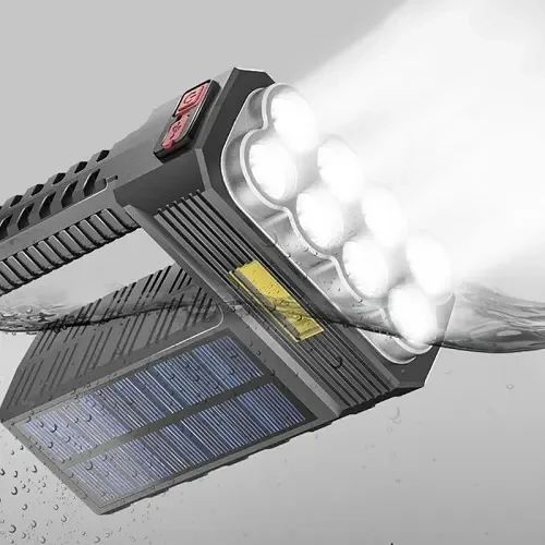 Многофункциональный фонарик на солнечной батарее BL-7701А | Зображення 2