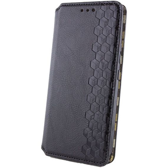Шкіряний чохол-книжка GETMAN Cubic (PU) для Xiaomi Poco X8 Pro Чорний | Зображення 1