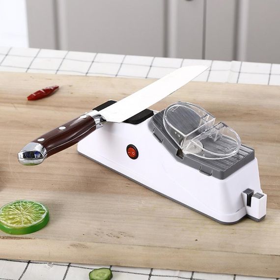 Електрична стругачка для ножів Electric Knife Sharpener від USB, Білий/професійна електроточилка/Ніжеточка | Зображення 8