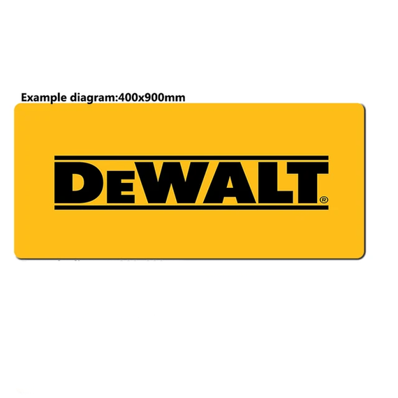Коврик для мыши SV в стиле "Dewalt" игровой, удобный ХХL 400x900x3 mm Желтый  HC009971 (sv3780) | Зображення 1