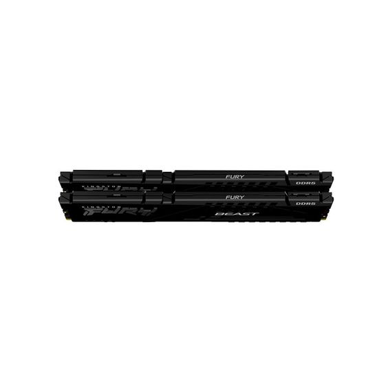Модуль пам'яті для комп'ютера DDR5 32GB (2x16GB) 6000 MHz Beast Black XMP Kingston Fury (ex.HyperX) (KF560C30BBK2-32) | Зображення 3