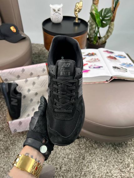 Мужские кроссовки New 574 All Black, Вьетнам A4200 42 27.5 | Зображення 7