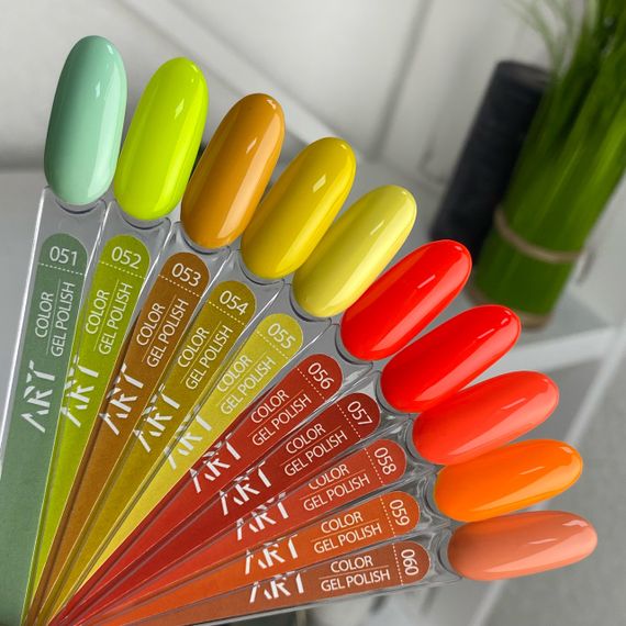 Гель-лак ART in detail 57 (неоновый оранжевый) 6мл | Зображення 3