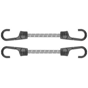 Шнур еластичний гумовий Bradas PVC BUNGEE CORD HOOK 40 см х 2 шт BCH2-08040GY-B
