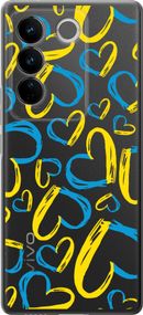 Чехол на Vivo S16 Pro Сердца UA "5292u-3123-17620"