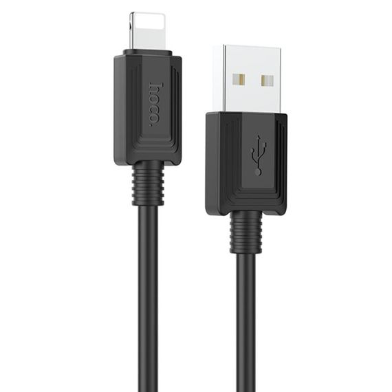 Дата кабель Hoco X73 Ferry USB to Lightning 2.4A (1m) Black