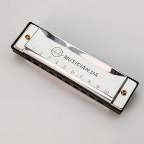 Губна гармоніка Musicality H10-SL _Harmonica (До) (Silver) (губна гармошка)
