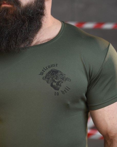 Тактична терморегулююча футболка SABUR hell олива ВТ6580 | Зображення 4