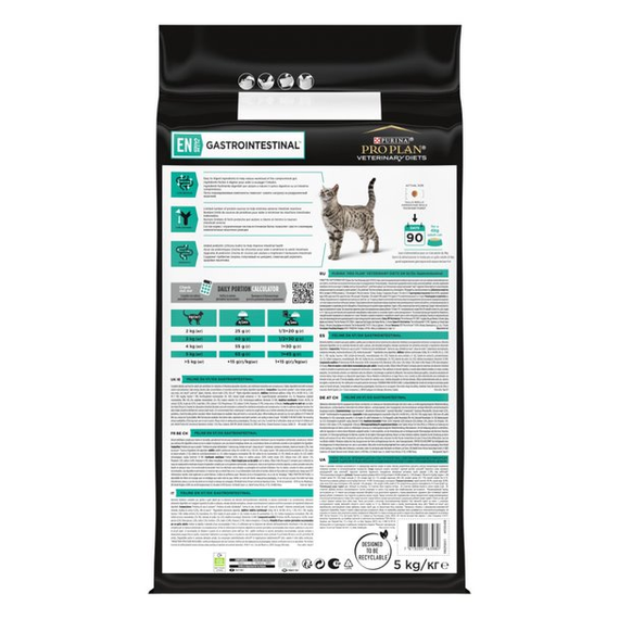 Сухой корм Purina Pro Plan Veterinary Diets EN Gastrointestinal для котов с заболеваниями жкт 5кг | Зображення 3