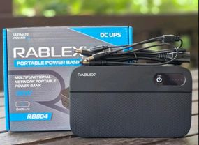 Безперебійник ДБЖ для роутера Rablex RB804 DC UPS 36W (10400 mAh, 9V/12V, USB/Type-C)