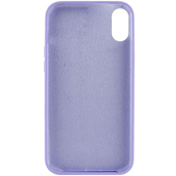 Чехол Silicone Case Full Protective (AA) NO LOGO для Apple iPhone XS Max (6.5") Сиреневый / Dasheen | Зображення 1