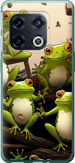 Чехол на OnePlus 10 Pro Жабки "5656u-2588-17620"