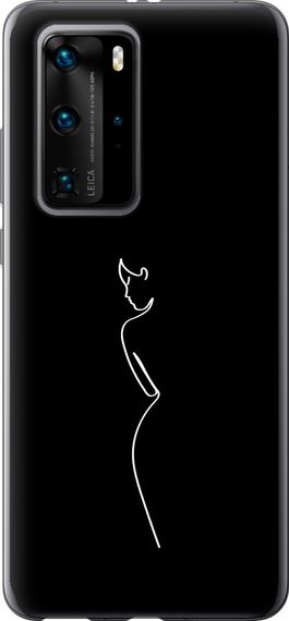 Чехол на Huawei P40 Pro Силуэт1 "4590u-1839-17620"