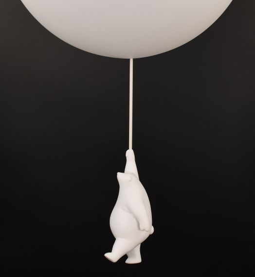 Люстра стельова на 1 лампочку 26811 Білий 75х40х40 см. | Зображення 3