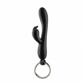 Брелок вібратор-кролик Diverty Sex Black Sex Aura