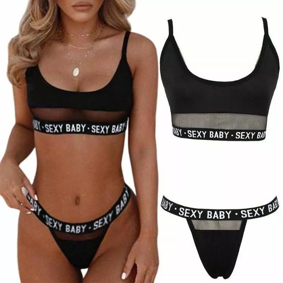 Нижнее белье и купальник sexy baby комплект полупрозрачный | Зображення 3