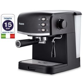 Кофеварка рожковая Magio MG-963, 15 бар для эспрессо и капучино, кофемашина для дома