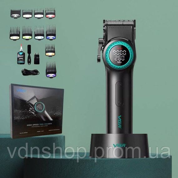 Електронна машинка для стрижки VGR V-001, Класна машинка для стрижки волосся Набір машинок WO-25