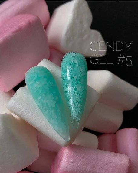 Гель для дизайна ногтей Crooz Candy Gel 05 (бирюзовый) 5мл | Зображення 2
