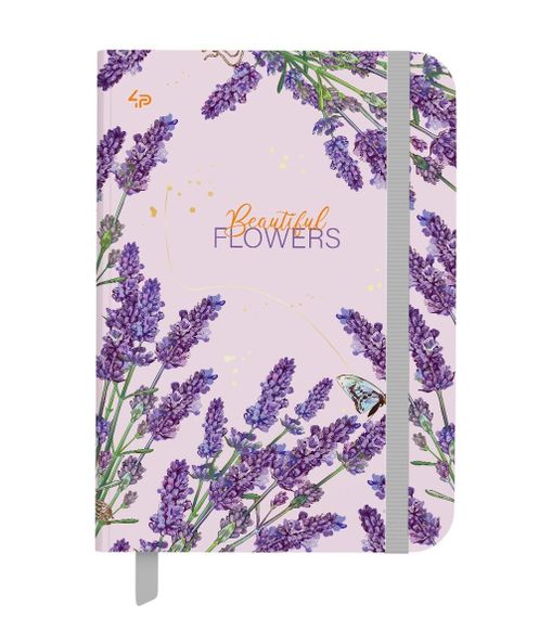 Блокнот 4Profi   "Beautiful flowers" lavender, 64  арк. формат А5 905331
