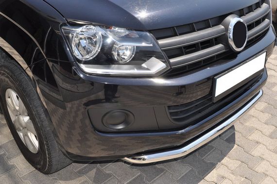 Передняя защита ST008 (нерж) для Volkswagen Amarok 2010-2022 гг | Зображення 4