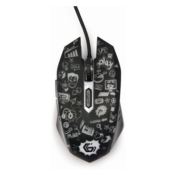 Мишка Gembird MUS-6B-GRAFIX-01 USB Black (MUS-6B-GRAFIX-01) | Зображення 5