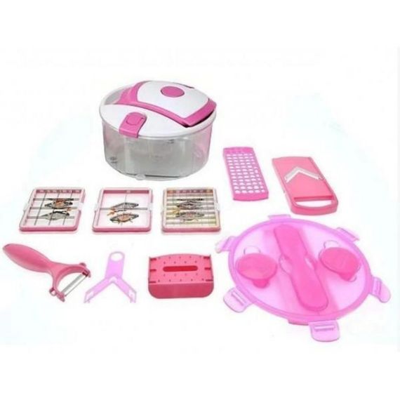 ОвочерізкаXPRO Multi Salad Chef 13 в 1 (18) рожева (GR- 100_310) | Зображення 2