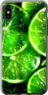 Чохол на iPhone XS Зелені часточки лимона "852t-1583-2448"