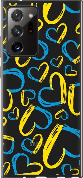Чехол на Samsung Galaxy Note 20 Ultra Сердца UA "5292u-2051-17620"