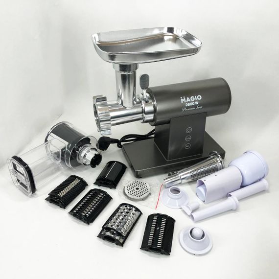 Электрическая мясорубка с множеством насадок MAGIO, Универсальная мясорубка измельчитель VU-60 | Зображення 3