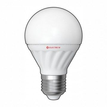 LED лампа Electrum глоб E27 5W(400Lm) 4000К LG-56 керам. корп.