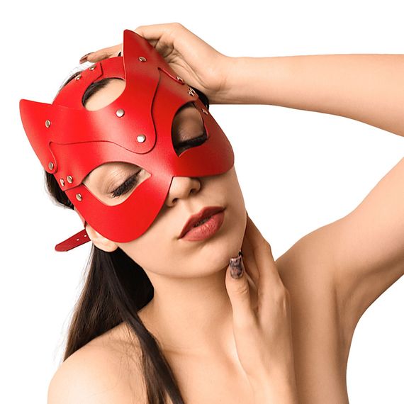 Маска Кішечки Art of Sex - Cat Mask, Червоний | Зображення 2