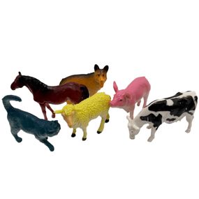 Детский игровой набор "Животные" G11A, в наборе 6 штук