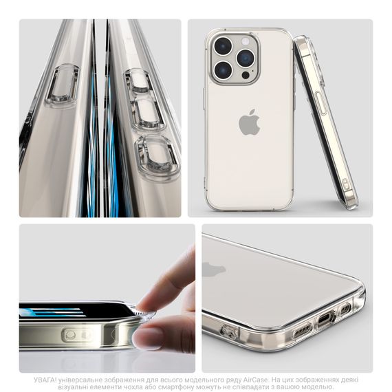Чохол до мобільного телефона Armorstandart Apple iPhone 17 Pro Max Clear (ARM86742) | Зображення 3