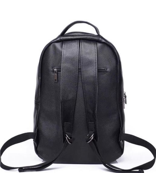Міський чоловічий рюкзак шкіряний чорний Tiding Bag B2-03555A | Зображення 1
