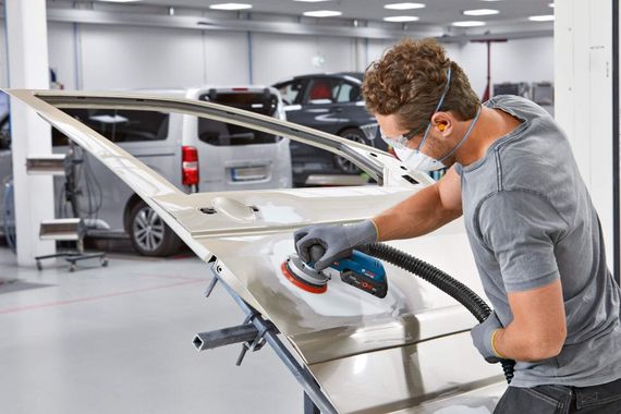 Шліфувальна машина ексцентрикова акумуляторна Bosch GEX 18V-125 соло (0.601.372.201) | Зображення 8
