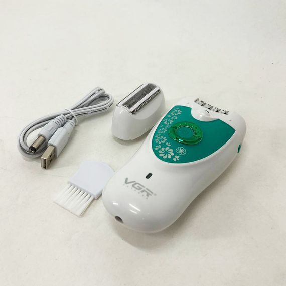 Епілятор жіночий електричний для тіла, Тример для інтимних зон без дроту Епілятор ніг з тримером KU-24 | Зображення 8