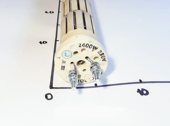 Сухой стеатитовый керамический тэн для бойлера 2400W Электрон-Т (Украина) | Зображення 3