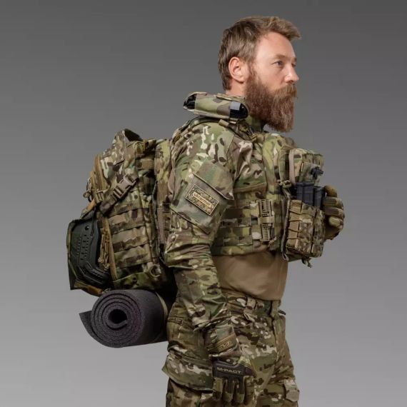 Тактичний рюкзак DP20 Мультикам, військовий рюкзак Ukrarmor укрармор, штурмовий рюкзак ЗСУ страйкбол подорожі 20л MOLLE | Зображення 6