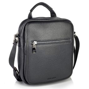 Чоловіча сумка шкіряна Tiding Bag TD-2288 чорна