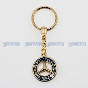 Брелок золотистый Mercedes Benz, Турция, MB3,