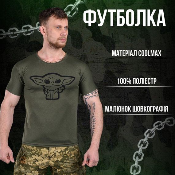 Футболка потоотводящая Bayraktar Yoda oliva ВТ6835 | Зображення 2