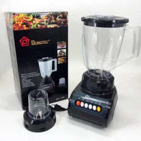 Блендер стаціонарний з кавомолкою domotec ms-9099 250 вт, блендер настільний електричний