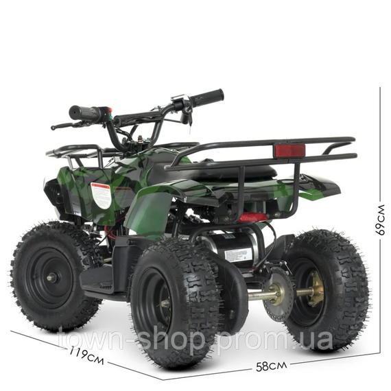 Детский электромобиль Квадроцикл Bambi HB-ATV800AS-10 Зеленый | Зображення 6