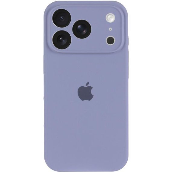 Чохол Silicone Case Full Camera Protective (AA) для Apple iPhone 17 Pro Max (6.9") Сірий / Lavender Gray | Зображення 1