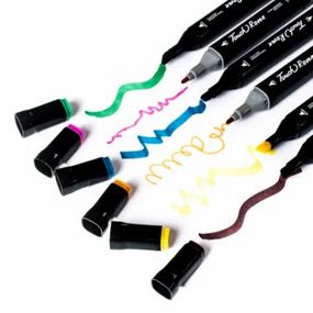 Набор цветных маркеров 24 шт, Набор скретч маркеров, много цветов Маркеры TOUCH FX-48