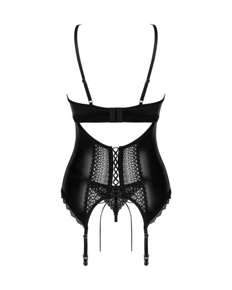 Корсет Obsessive Norides corset Черный XS/S | Зображення 5
