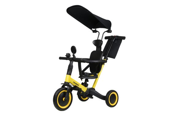 Біговел Tri-cycle 5in1 Cruiser Versa yellow трансформер з дашком | Зображення 2