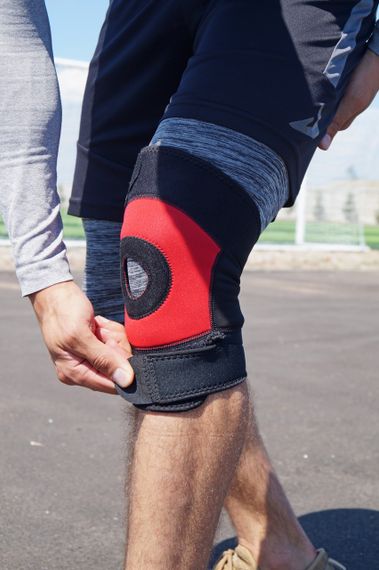 Наколінник Павер сістем PS-6012 Neo Knee Support Black/Red (1шт.) M | Зображення 4